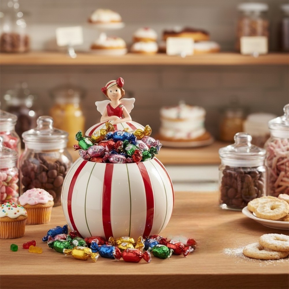 BARATTOLO DAMINA CERAMICA PICCOLA CM.13